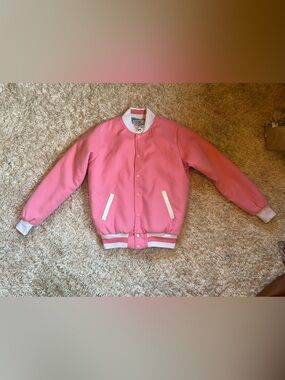 Cartoon Network Steven Universe Pink Bomber Jacket with White Trim